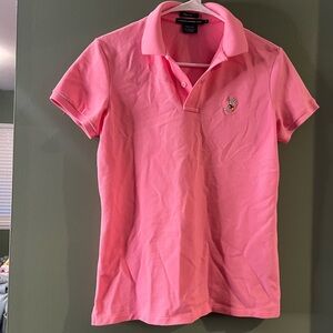 Ralph Lauren Golf Pink Polo Shirt